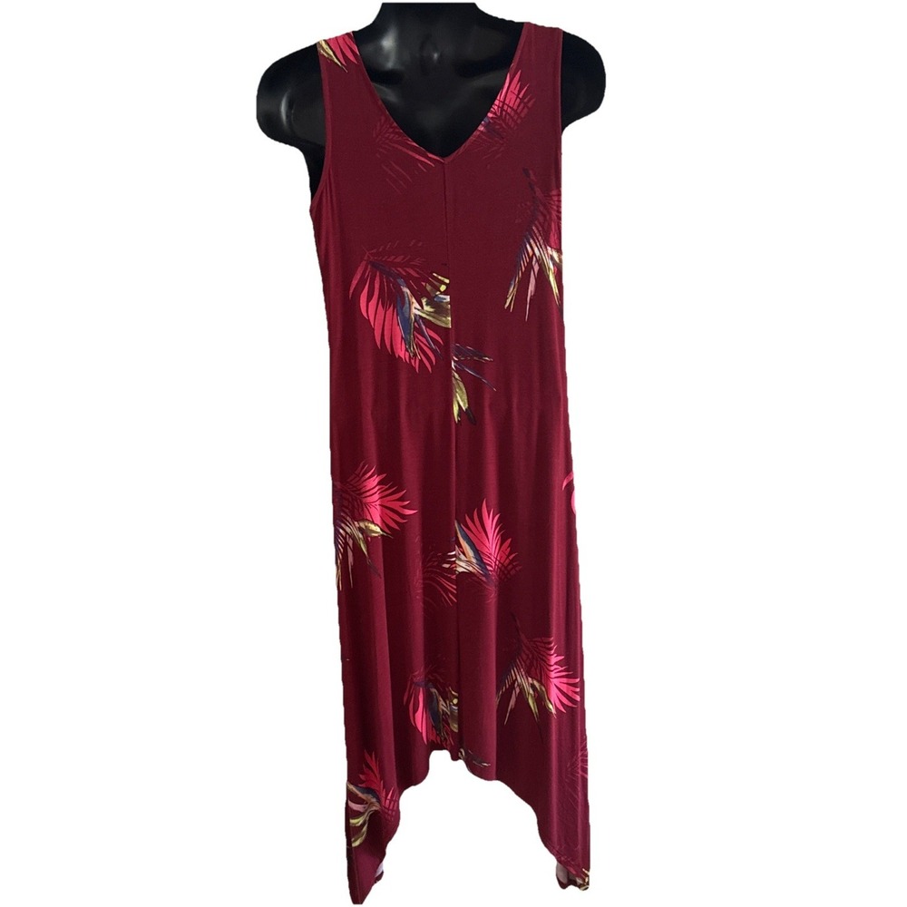 APT.9 Dress Size M Women's NWT Sleeveless Burgundy Midi